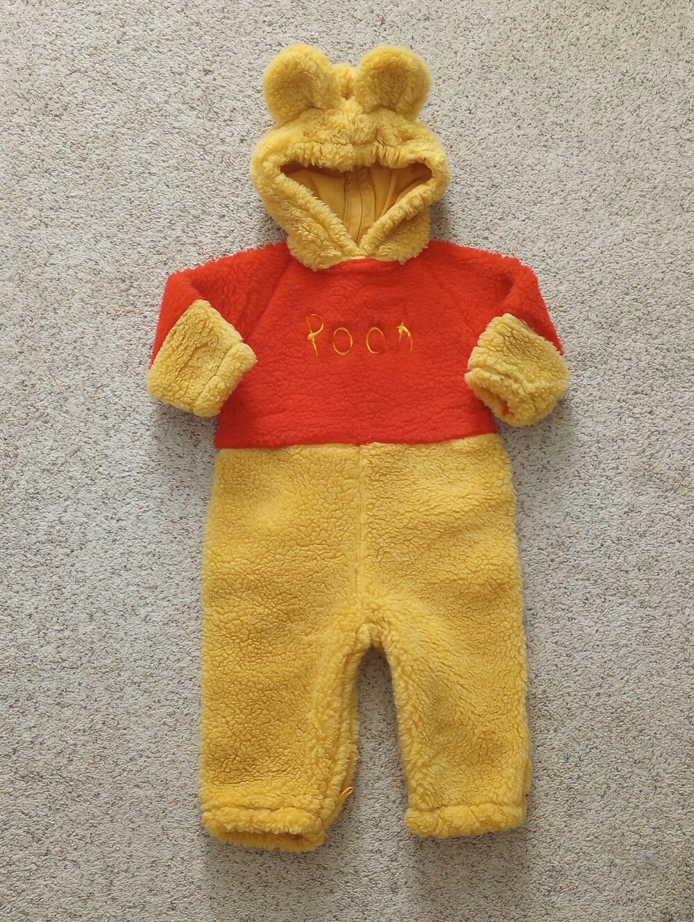 Vintage The Disney Store Winnie The Pooh Halloween Costume Size 12-24 Months